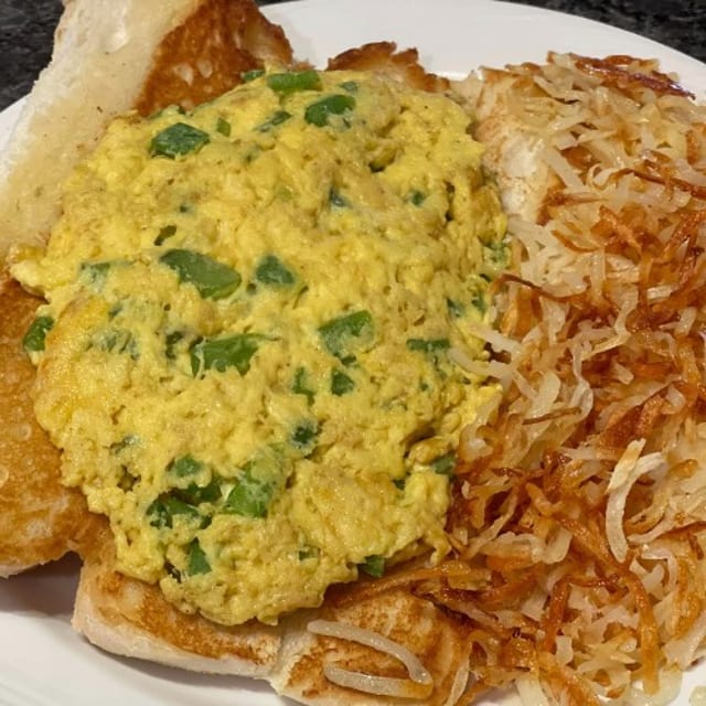 Pepper & Egg Sandwich.