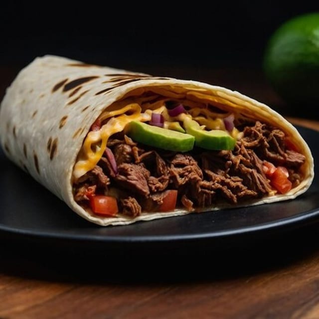 Burrito De Barbacoa.