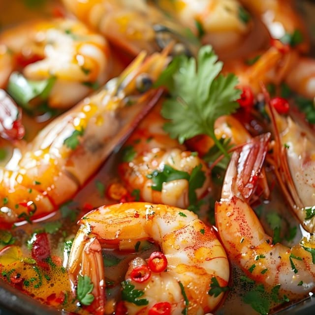 Shrimp Fajitas.