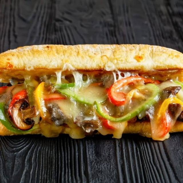 Philly Cheese Steak Sandwich.