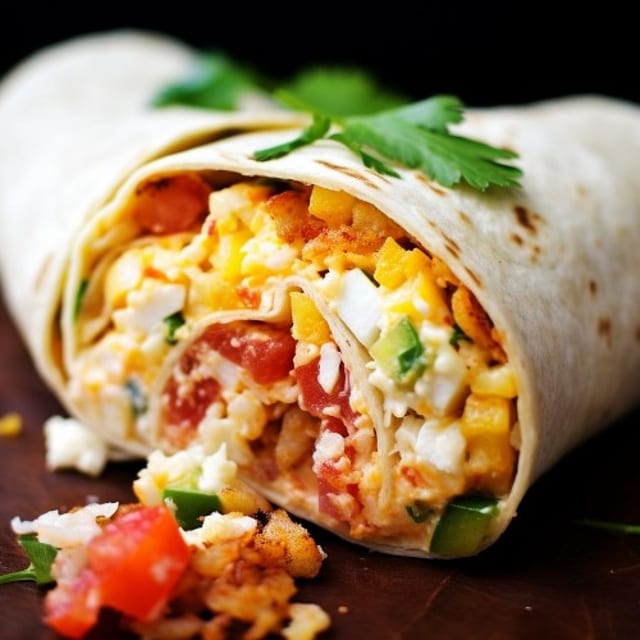 Burrito De Camarones.