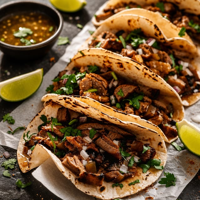 Tacos De Barbacoa.