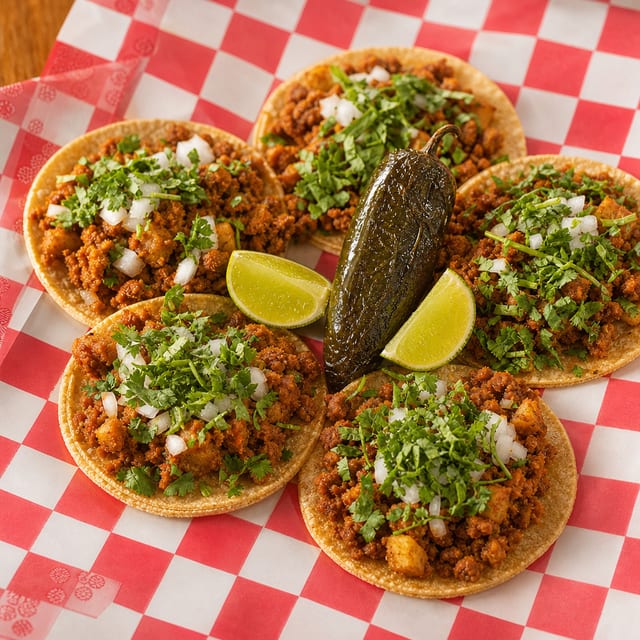 Tacos Al Pastor.