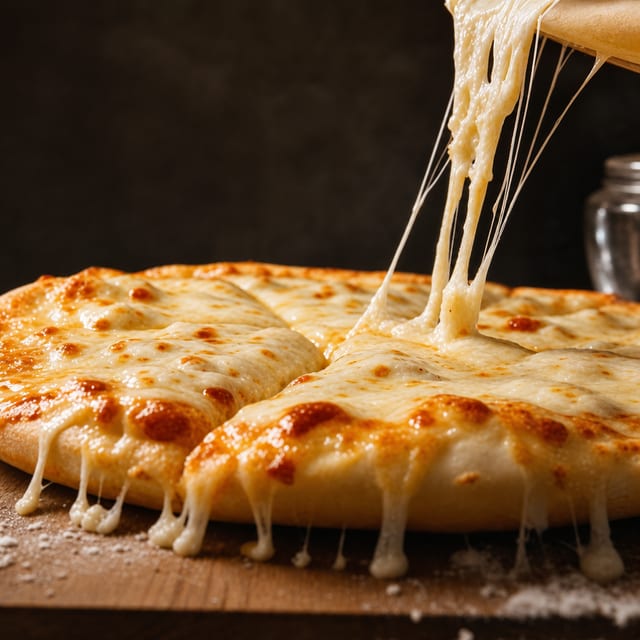 Double Dough Cheese Pizza (18").