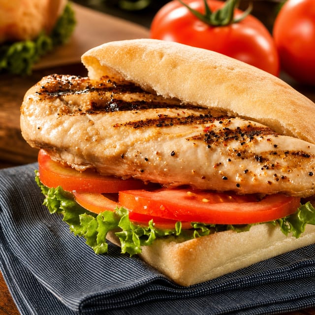 Grilled Chicken Sandwich.